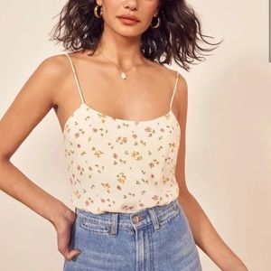 Reformation Floral Tank